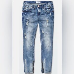 One Teaspoon Free Bird Jeans in Blue Blonde Wash, size 26